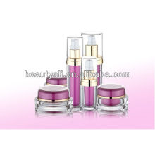 15ml 30ml 50ml Oval frasco creme acrílico cosmético para cuidados pessoais